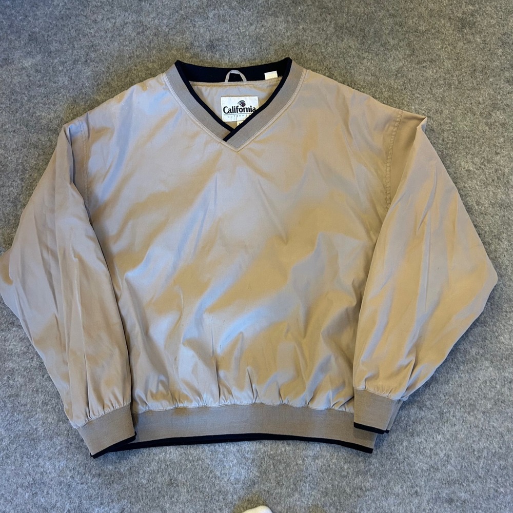 Vintage California Outerwear Long Sleeve Windbreaker Adult XL